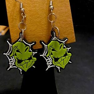 Disney nightmare before Christmas Oogie Boogie earrings.